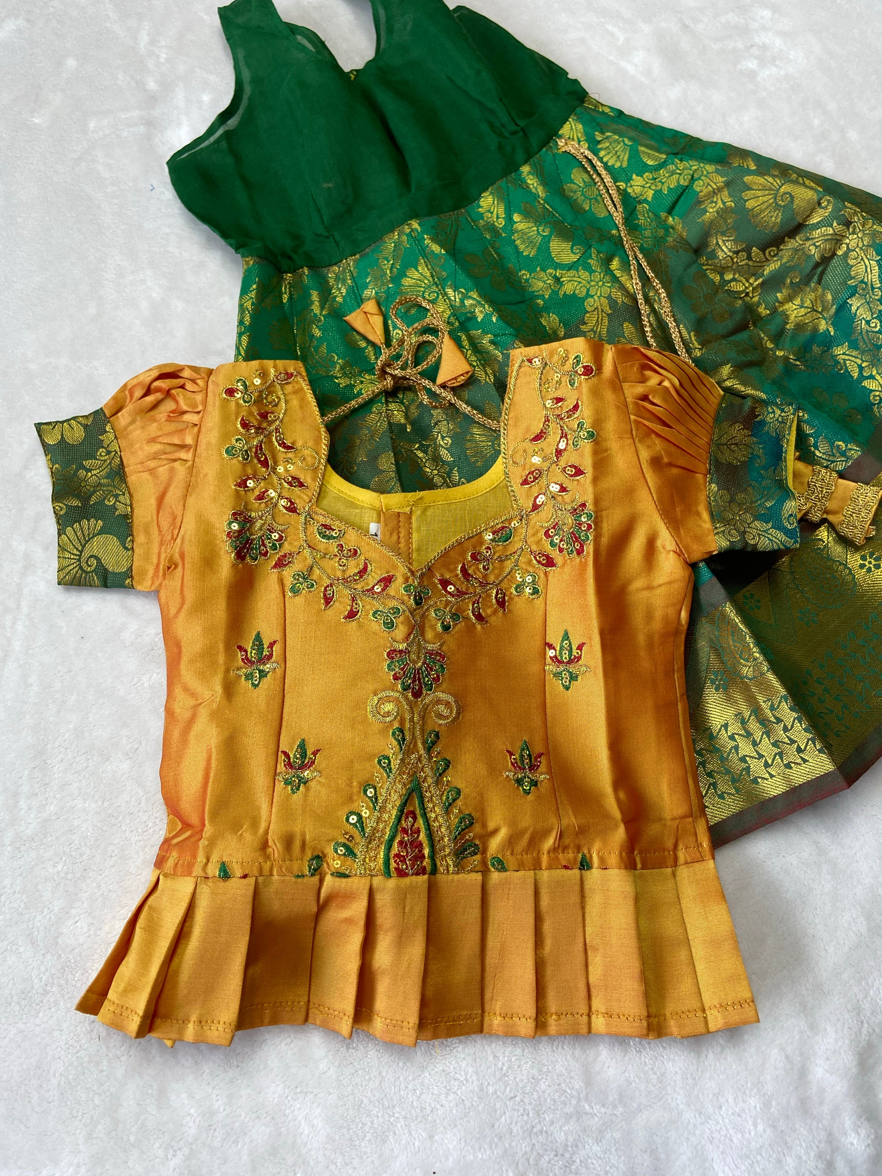 Traditional pattu pavadai - Generic 