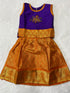 New Born Traditional pattu pavadai - Generic 