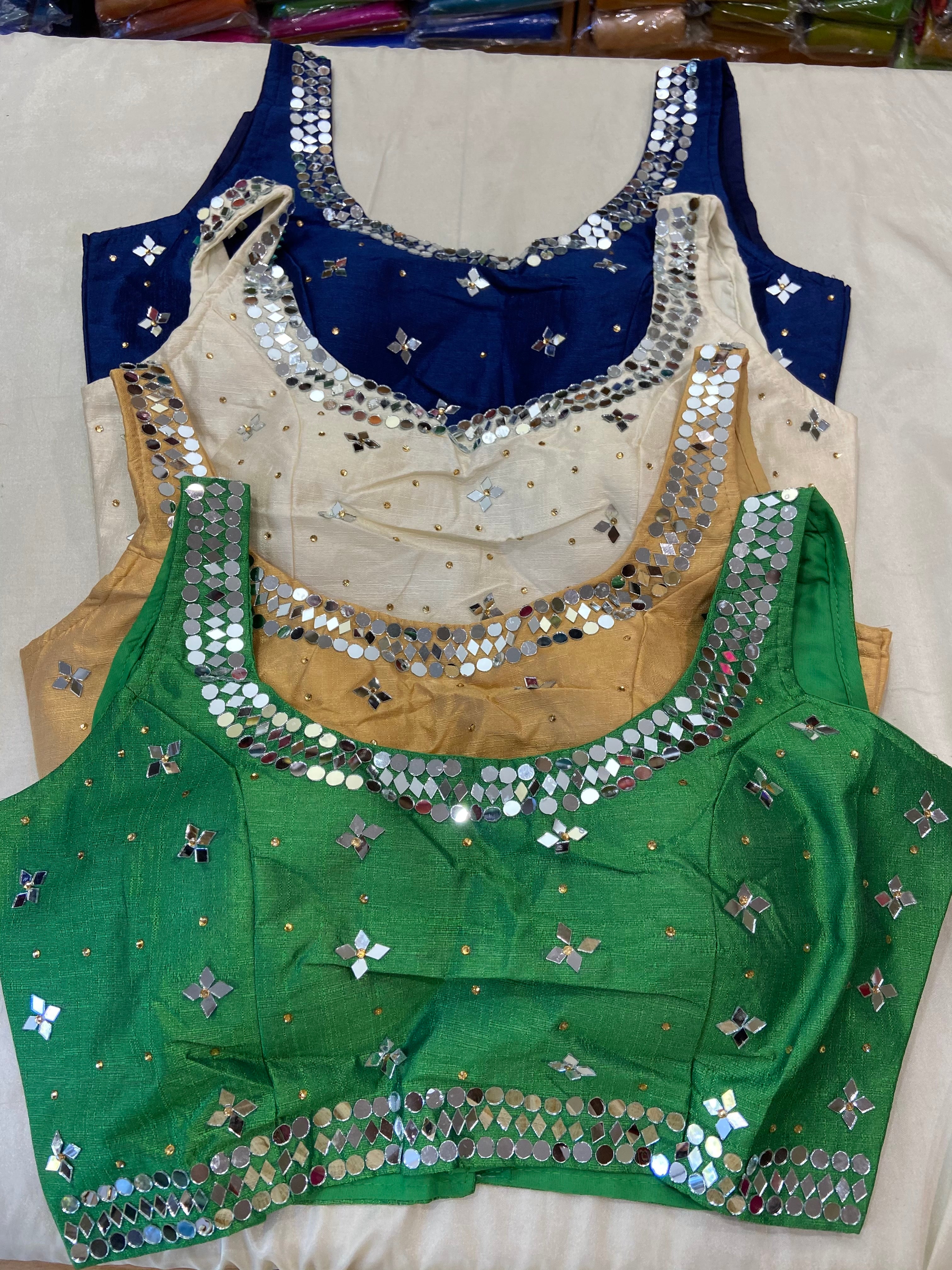 Real mirror Readymade Blouse   [ Size 36-40]