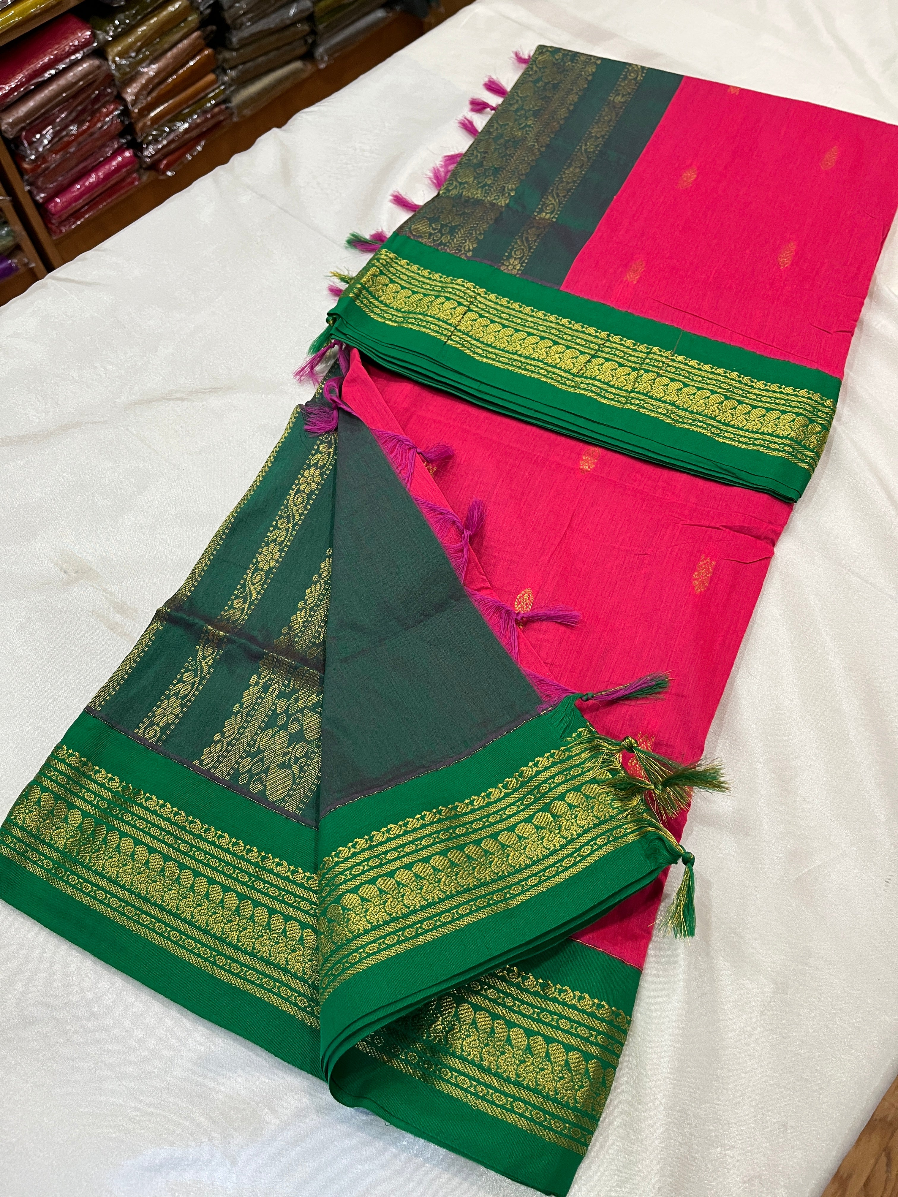 Kalyani Cotton Saree with running Blouse
