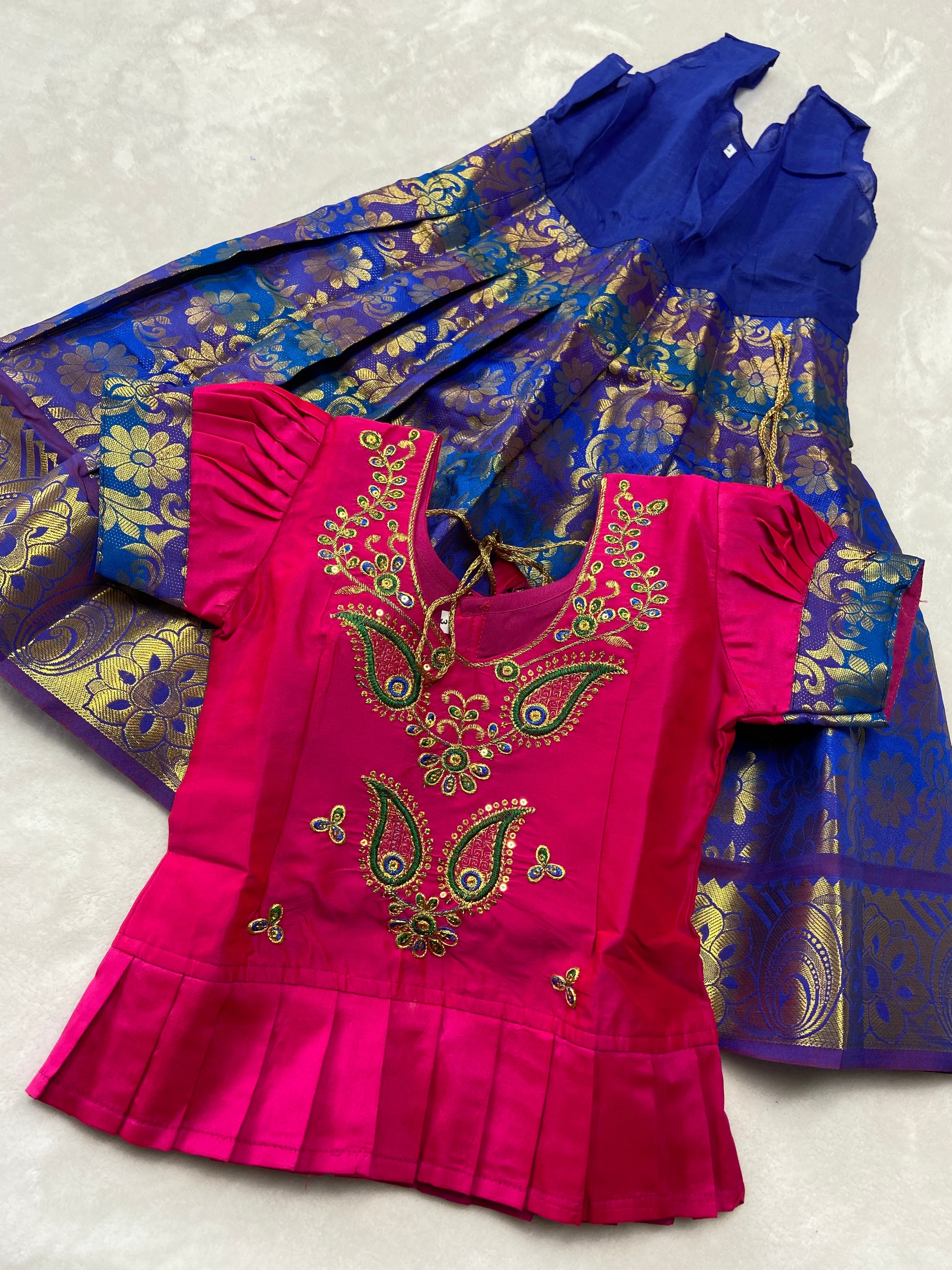 Traditional pattu pavadai - Generic 