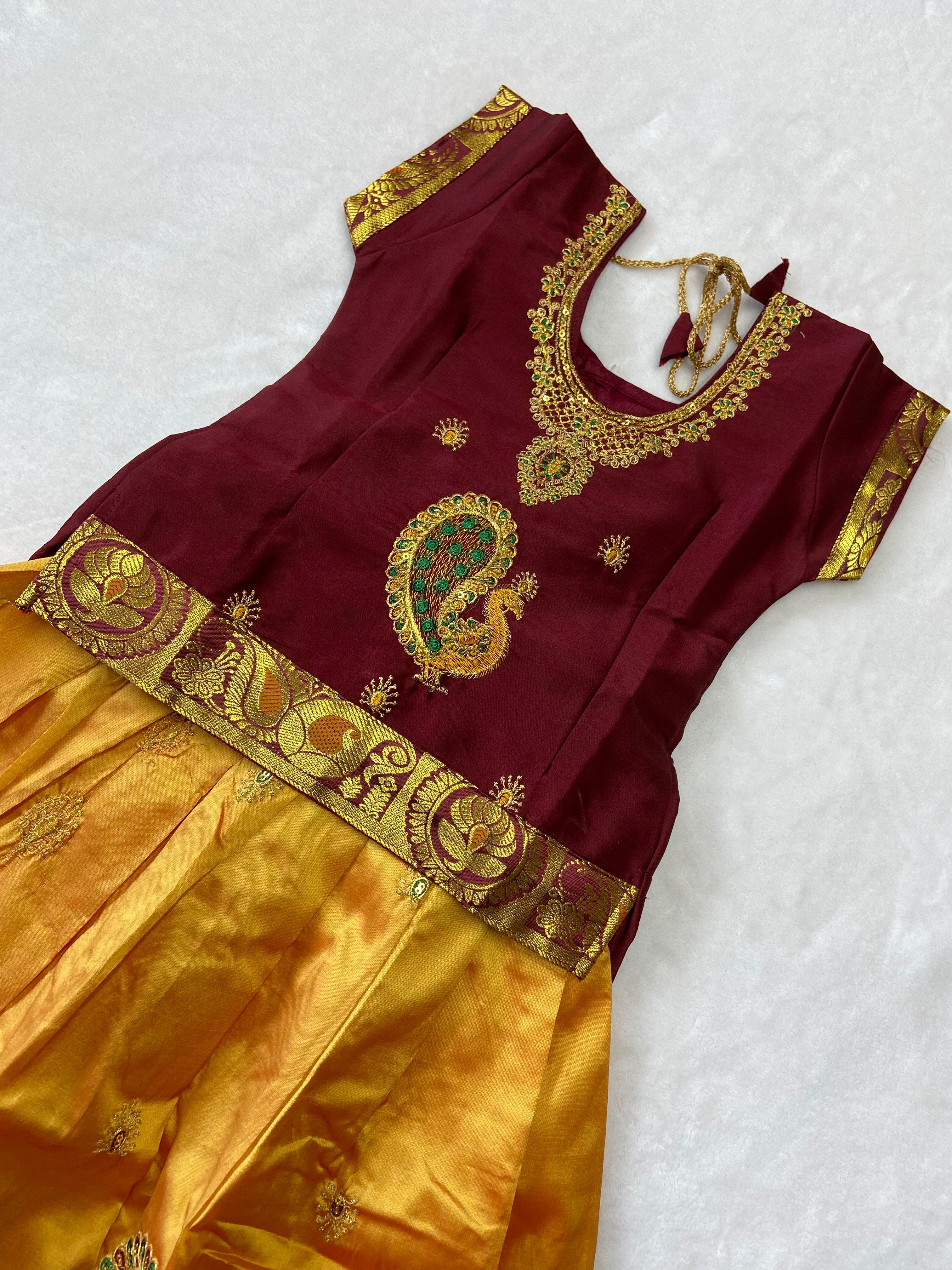 Traditional pattu pavadai - Generic 