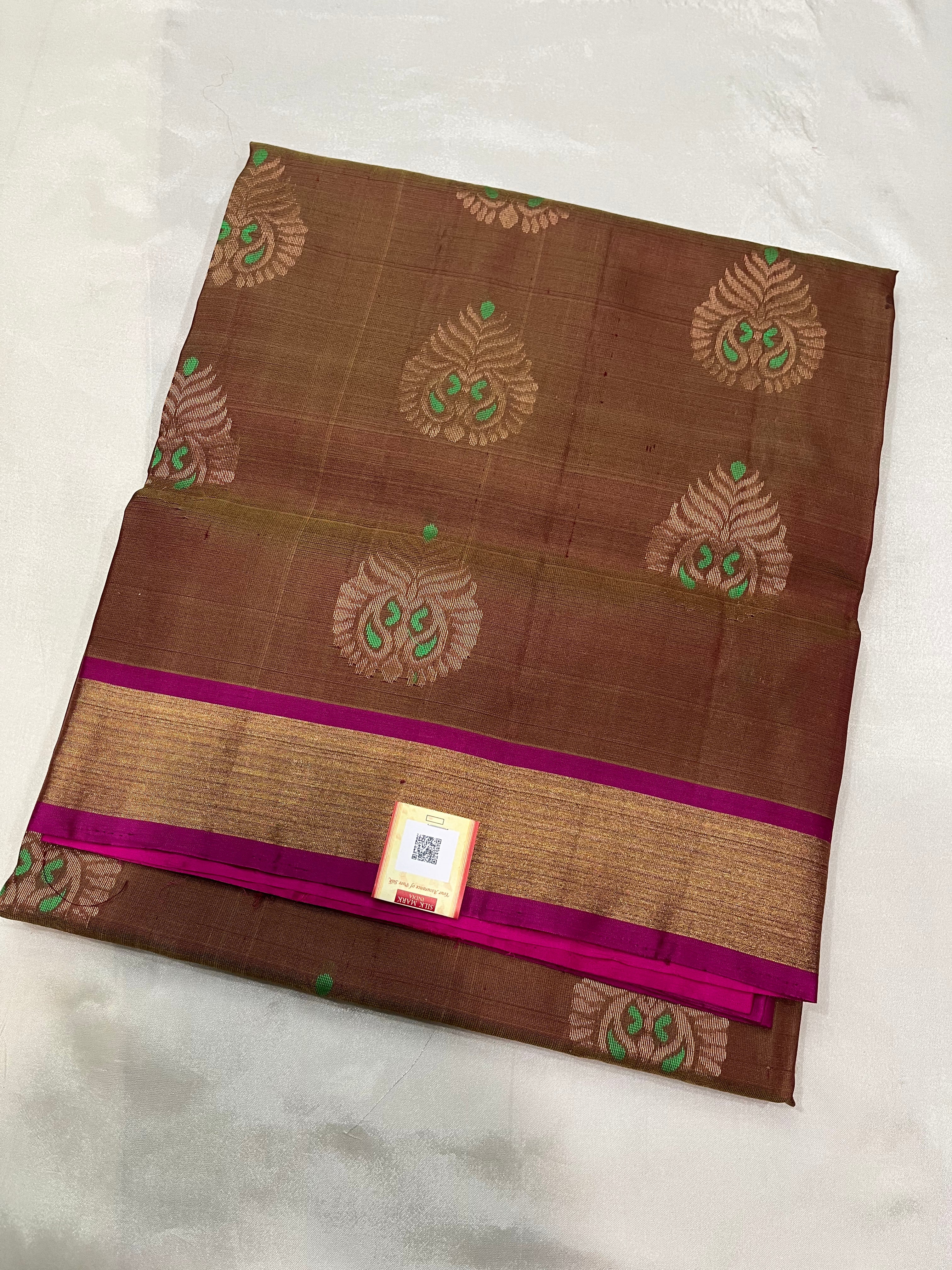 Handwoven Unique Pure Soft silk saree