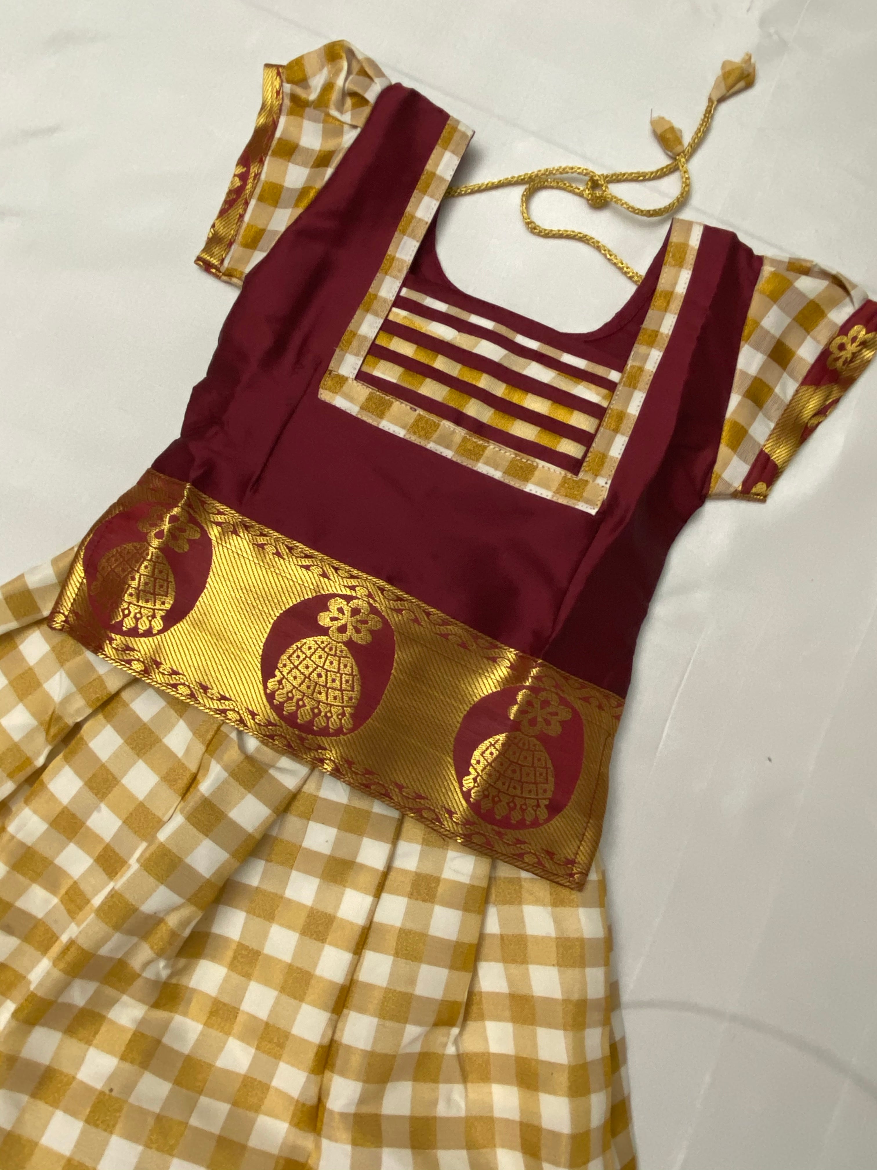 Traditional pattu pavadai - Generic 