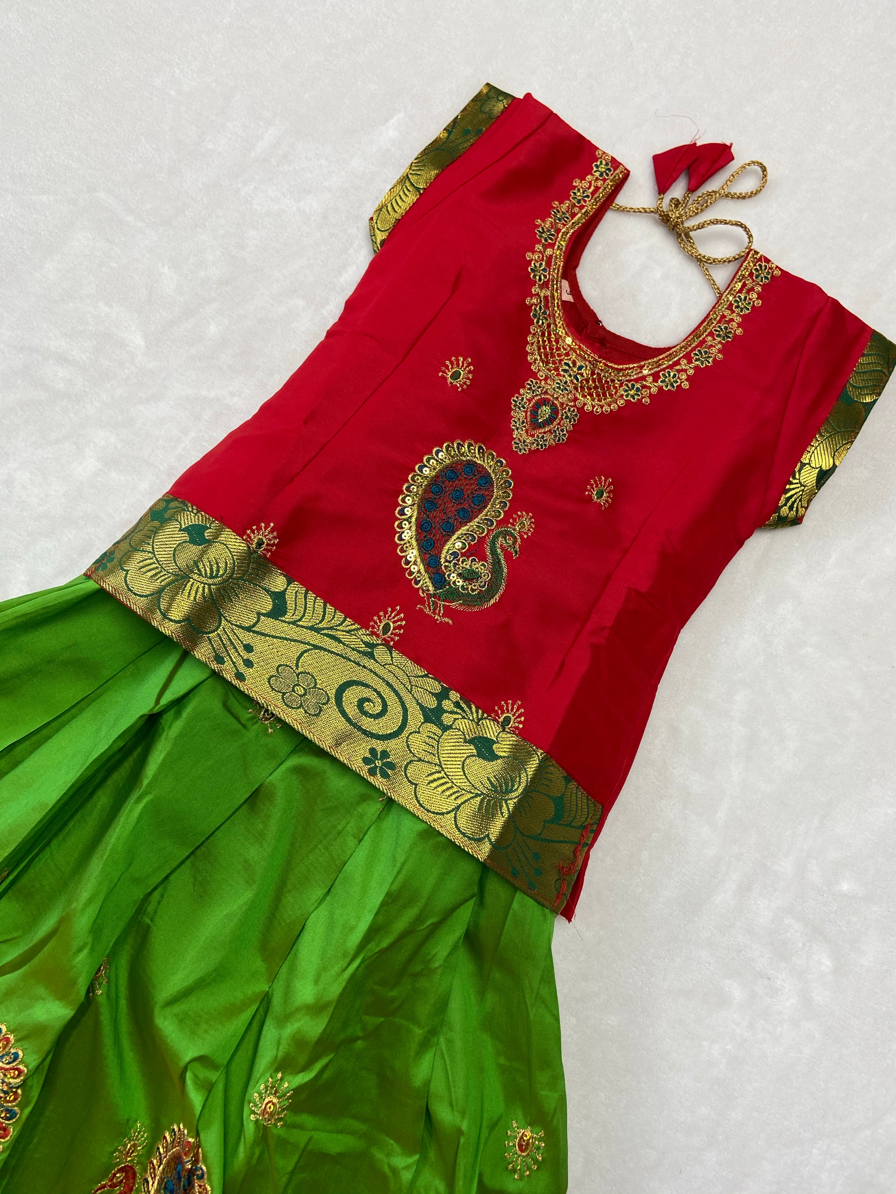 Traditional pattu pavadai - Generic 