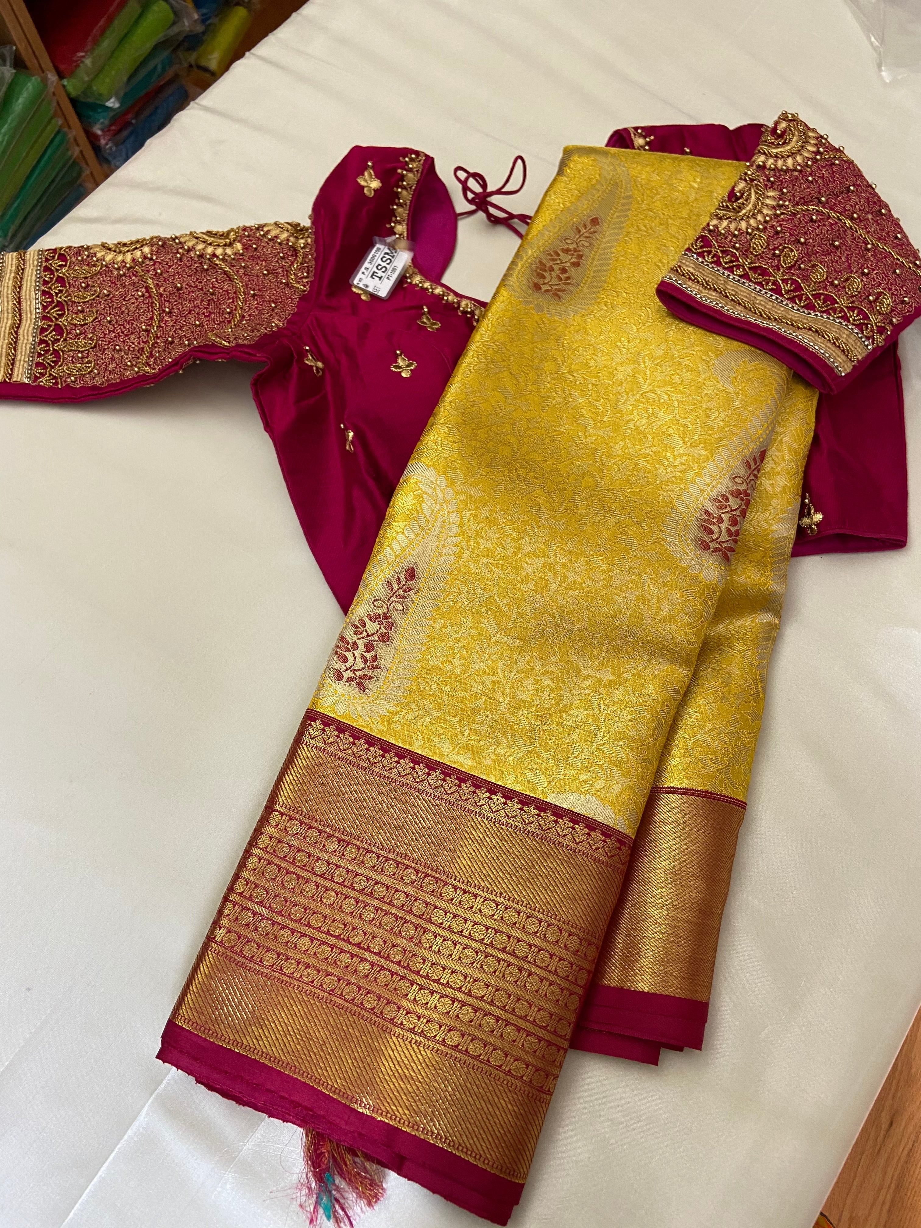 Handwoven kanchipuram Pure silk saree