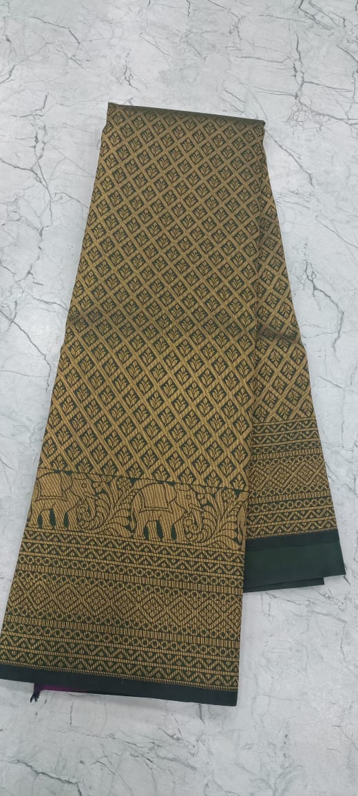 Kanchipuram  Soft Semi silk saree