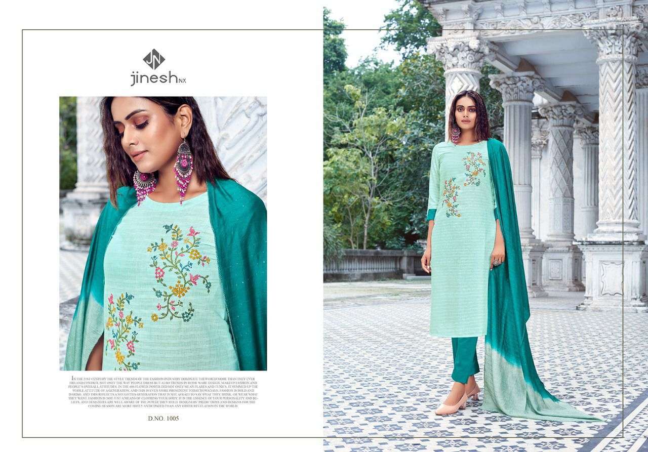JINESH NX PRESENTS AARVI  COTTON READYMADE FANCY KURTIS CATALOG