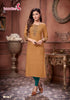 Veer Viscose Silk Straight Long Kurtis (Top only)