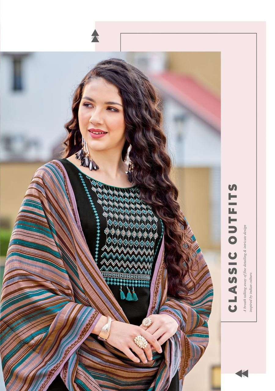 Mittoo Presents Shringar Vol-6 Cotton Slub Lycra Kurtis With Pant And Dupatta Collection.