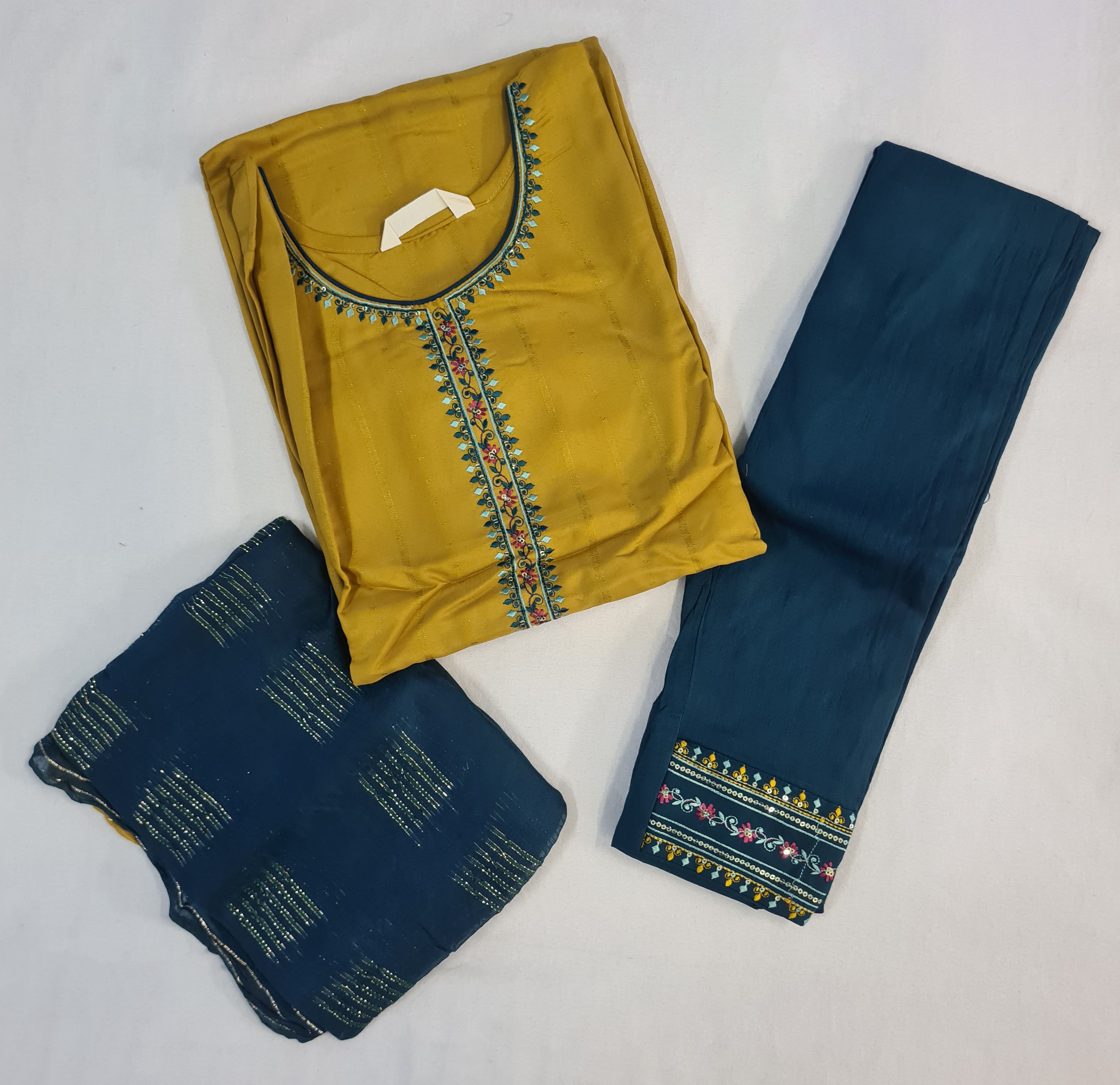 Ladies Flavour Presents Safar Fancy Viscose Designer Kurtis With Pant And Dupatta Collection