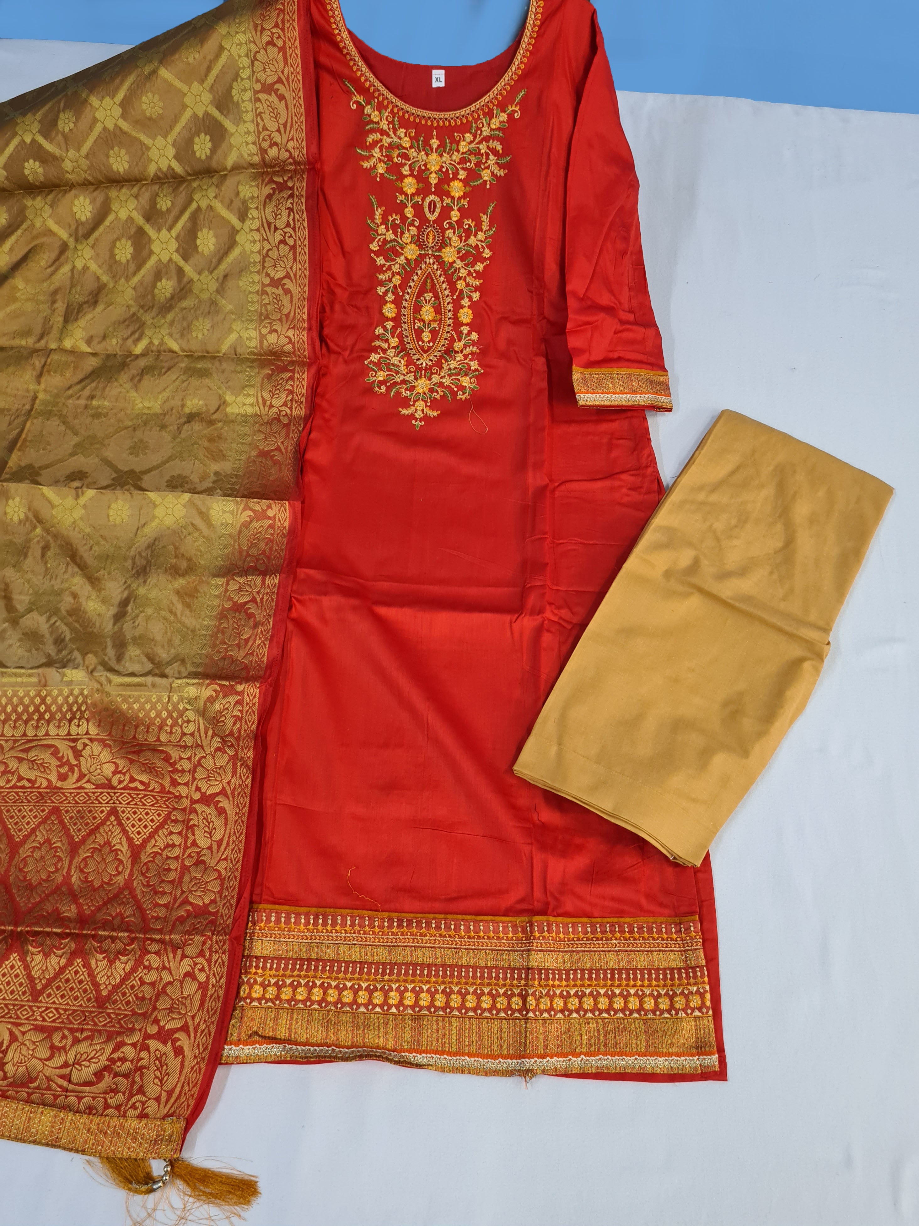 Kessi Presents Asopalav Vol-17 Jam Silk Embroidery Work Straight Salwar Suit collection