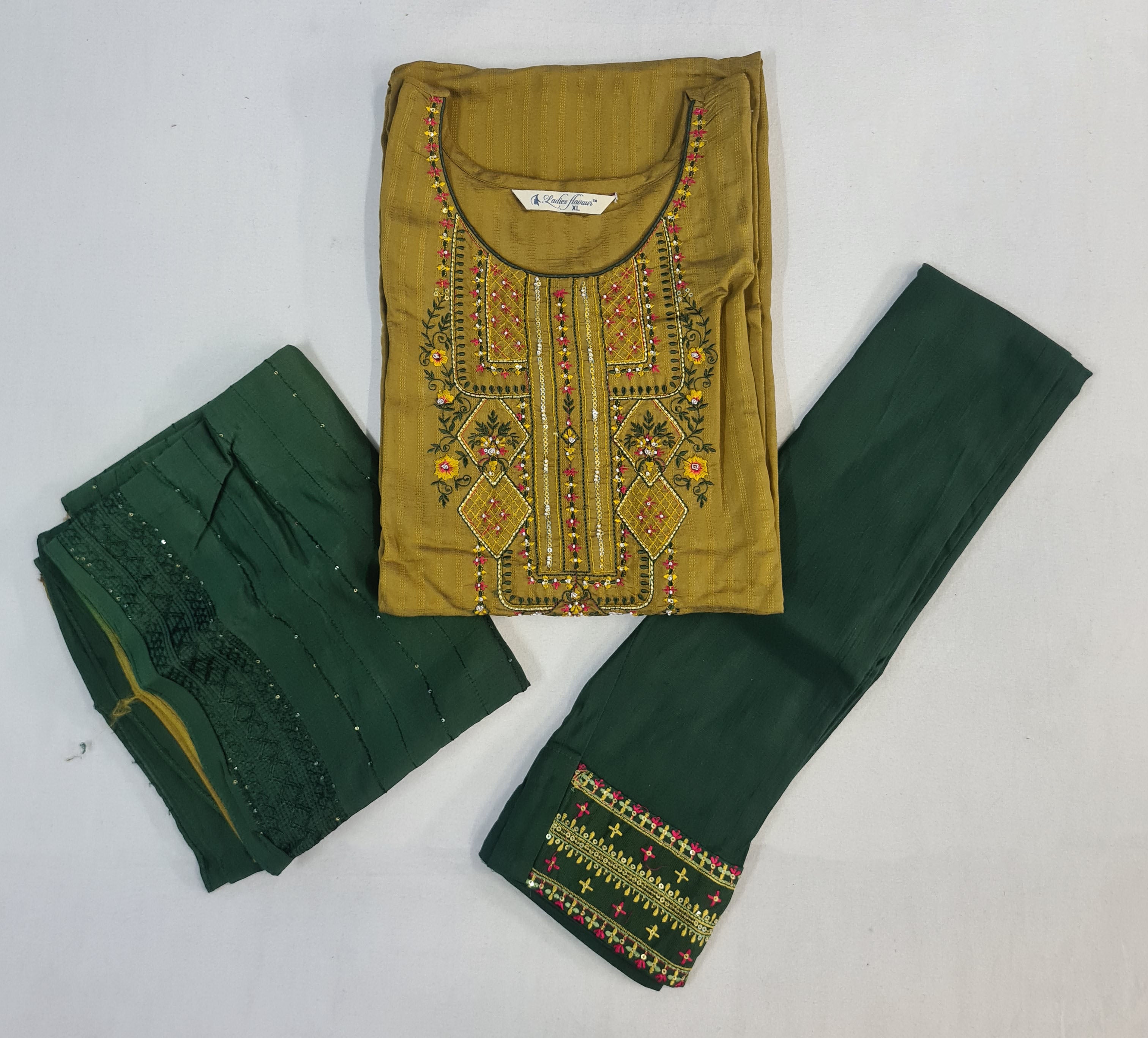 Ladies Flavour Presents Copper Stone Vol-13 Pure Viscose Kurtis with Pant And Dupatta collection