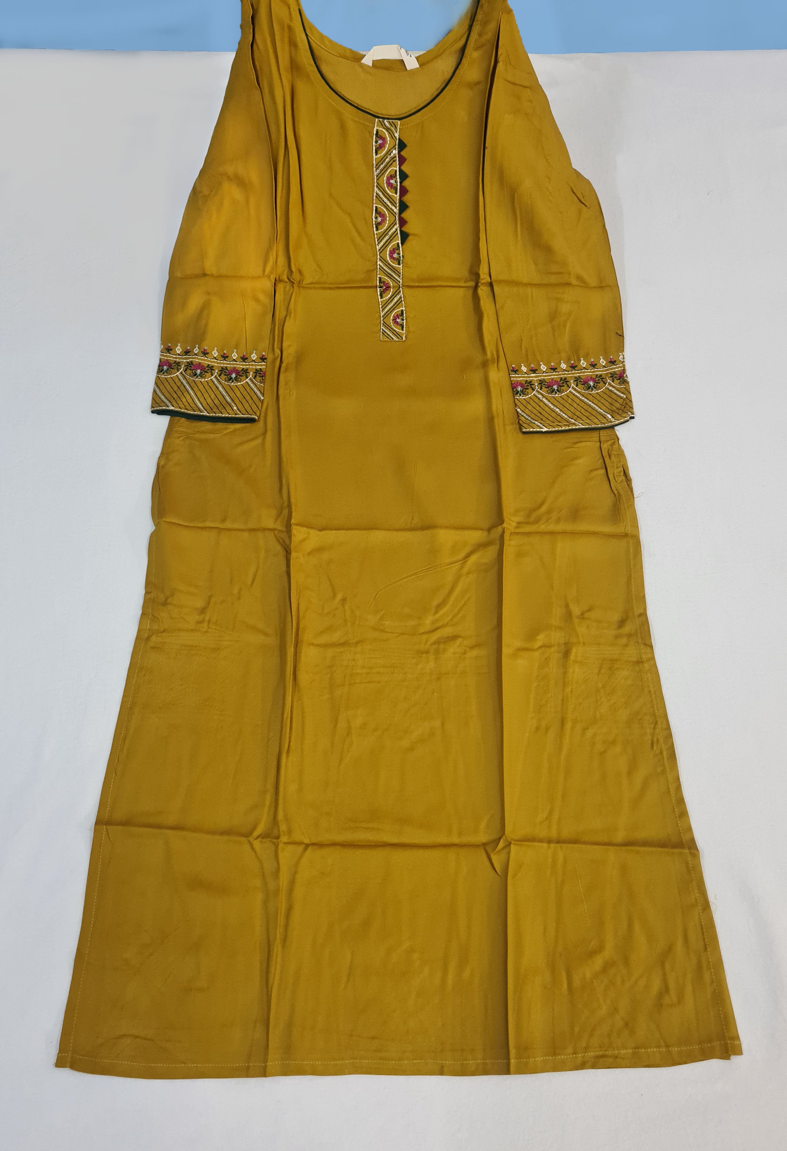 Ladies Flavour Presents Serena Vol-7 Rayon Embroidery Work Kurtis Collection