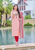Mittoo Presents Shringar Vol-6 Cotton Slub Lycra Kurtis With Pant And Dupatta Collection.