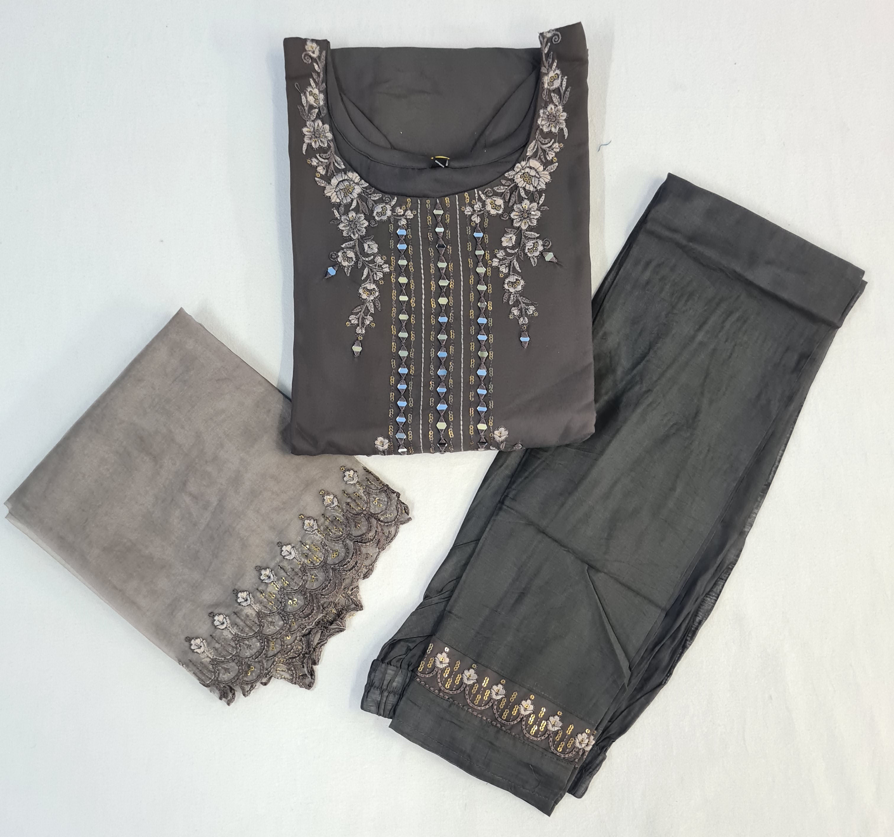 Rangoon Presents Aarohi Viscose Designer Kurtis With Pant And Dupatta Collection