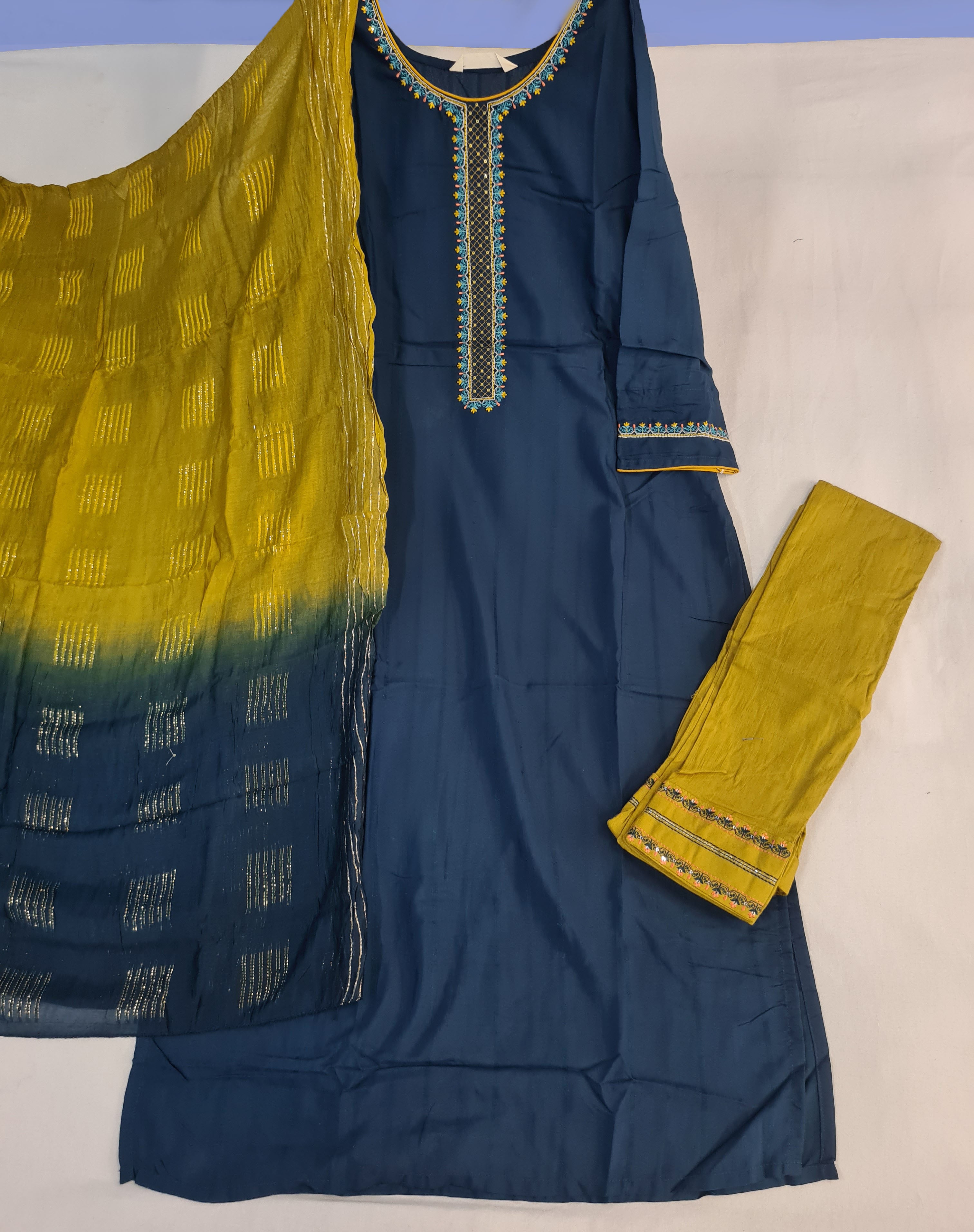 Ladies Flavour Presents Safar Fancy Viscose Designer Kurtis With Pant And Dupatta Collection