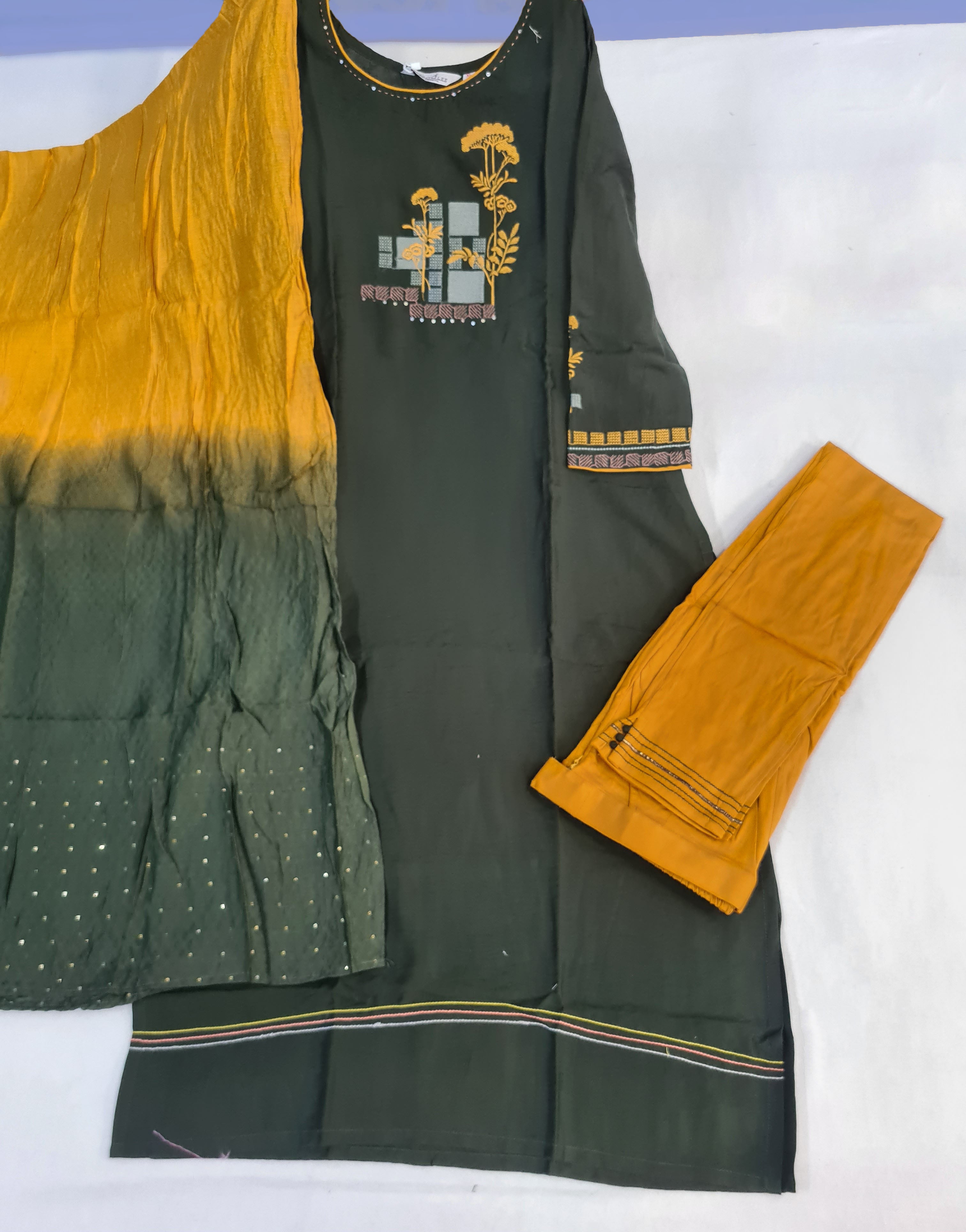 Wooglee Presents Destiny NX Fancy Kurtis With Pant And Dupatta Collection.