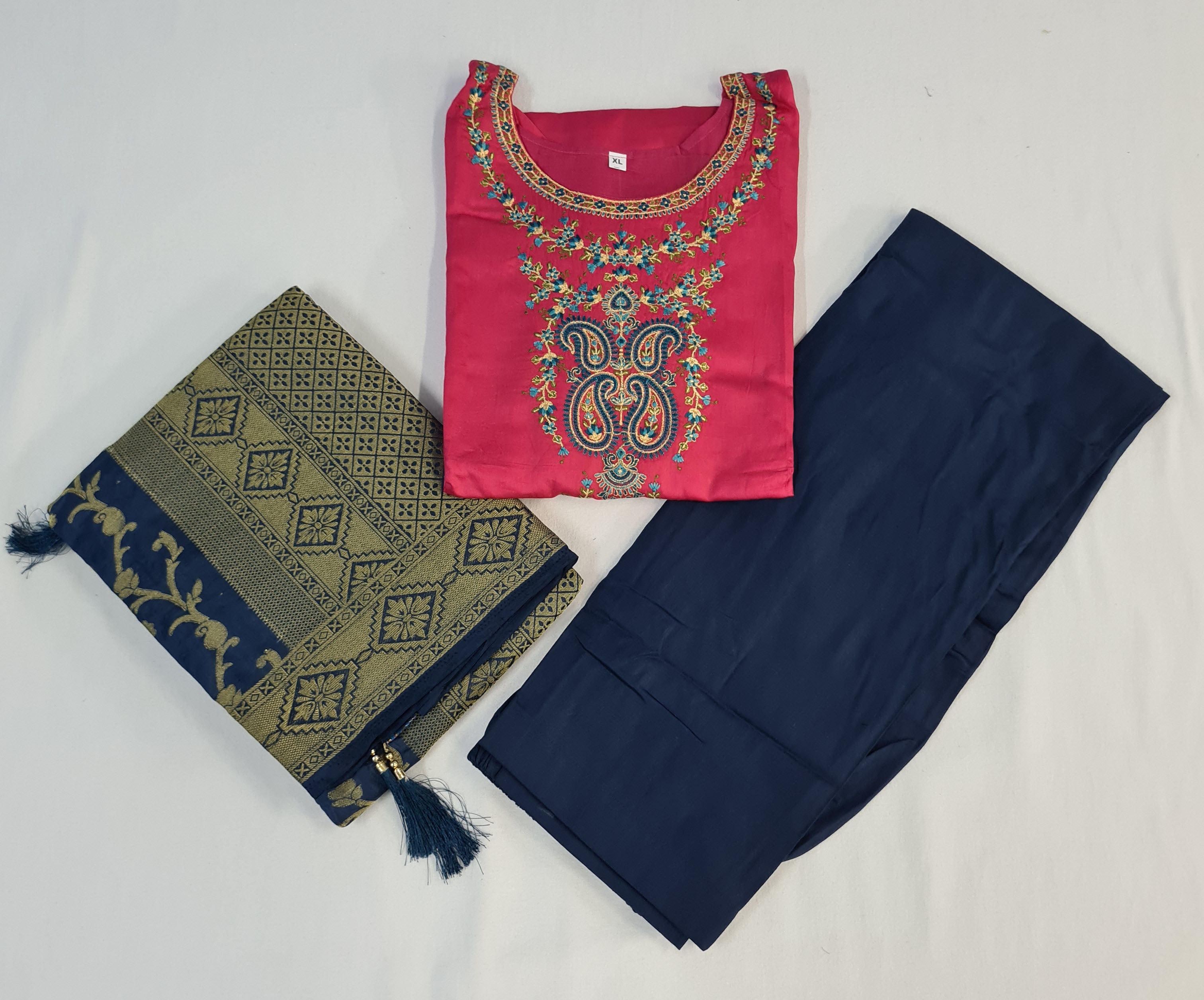 Kessi Presents Asopalav Vol-17 Jam Silk Embroidery Work Straight Salwar Suit collection
