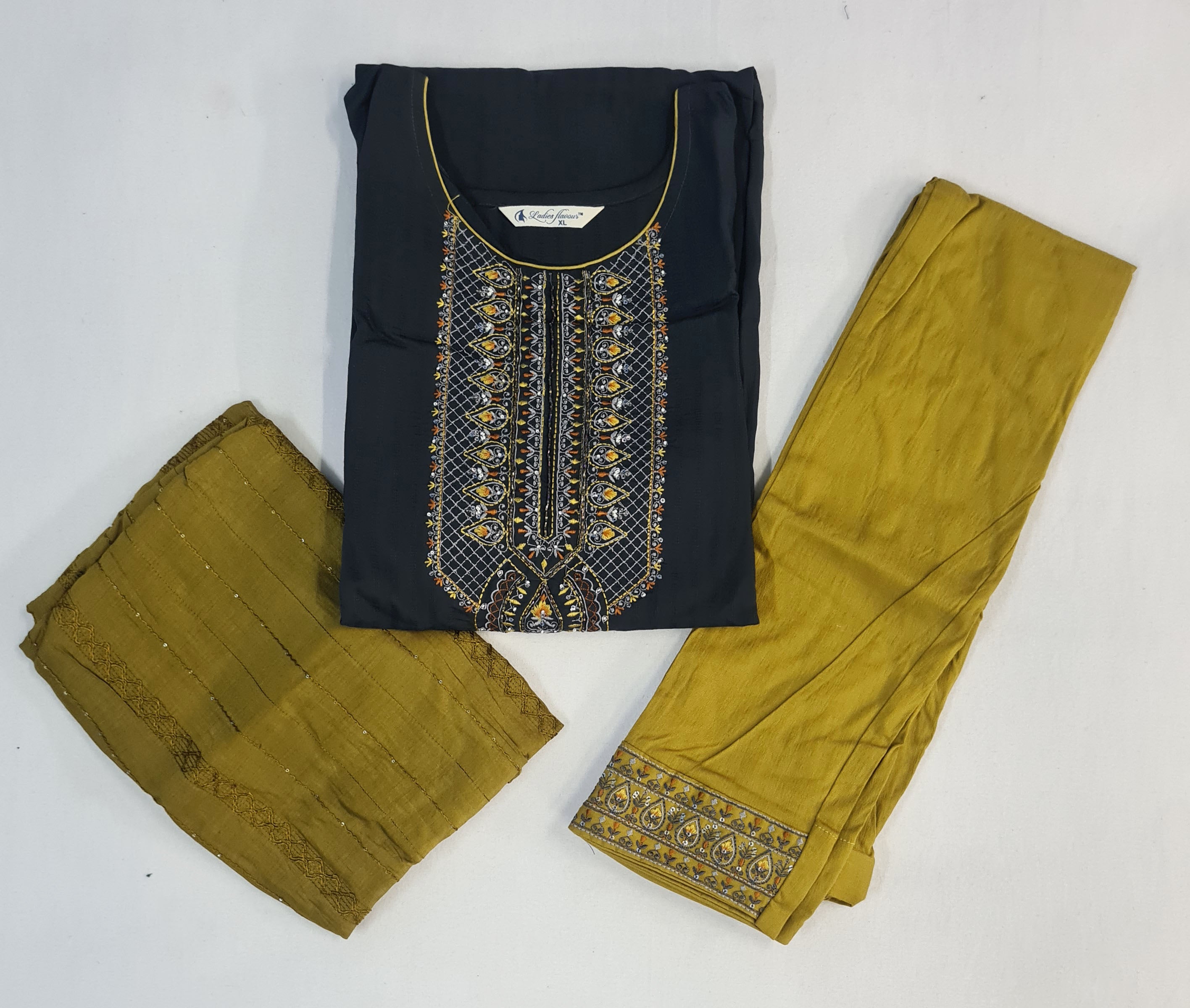 Ladies Flavour Presents Copper Stone Vol-13 Pure Viscose Kurtis with Pant And Dupatta collection