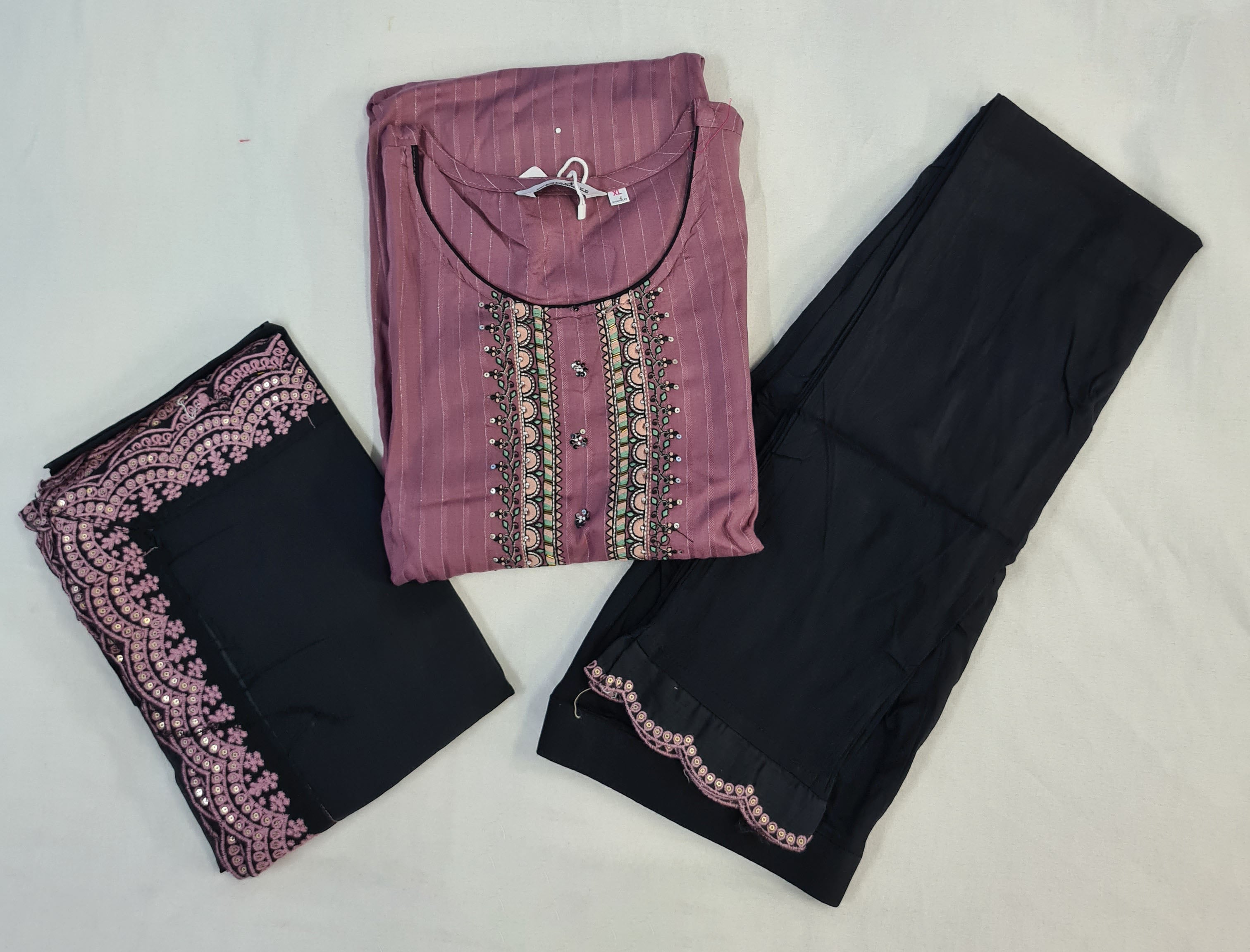 Wooglee Presents Viranga Rayon Top With Bottom And Dupatta Collection