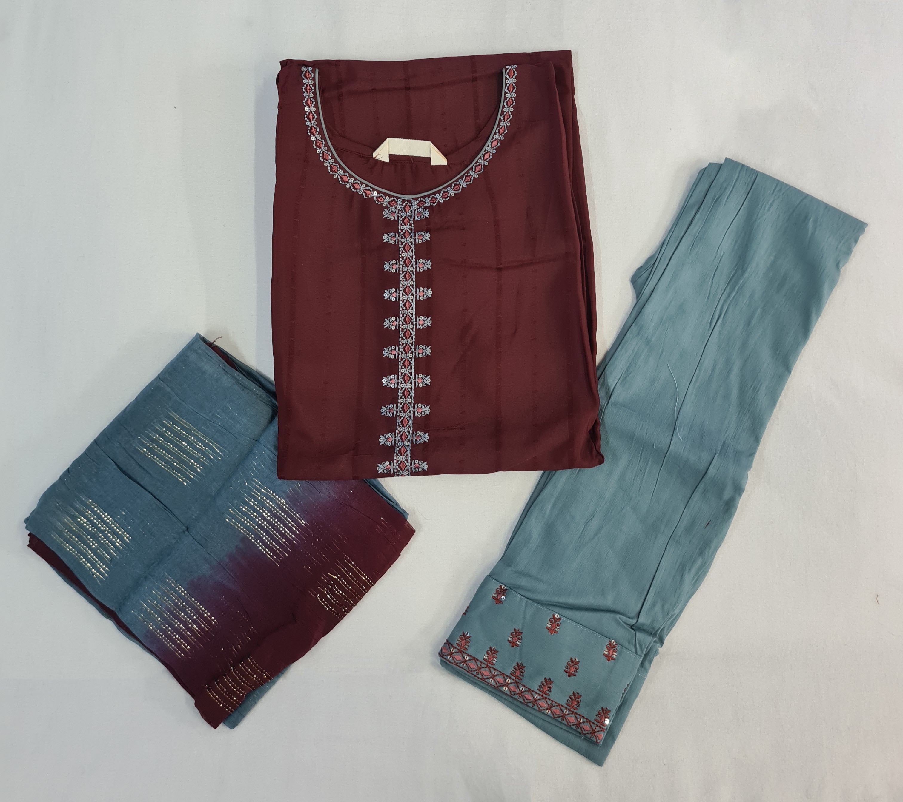 Ladies Flavour Presents Safar Fancy Viscose Designer Kurtis With Pant And Dupatta Collection