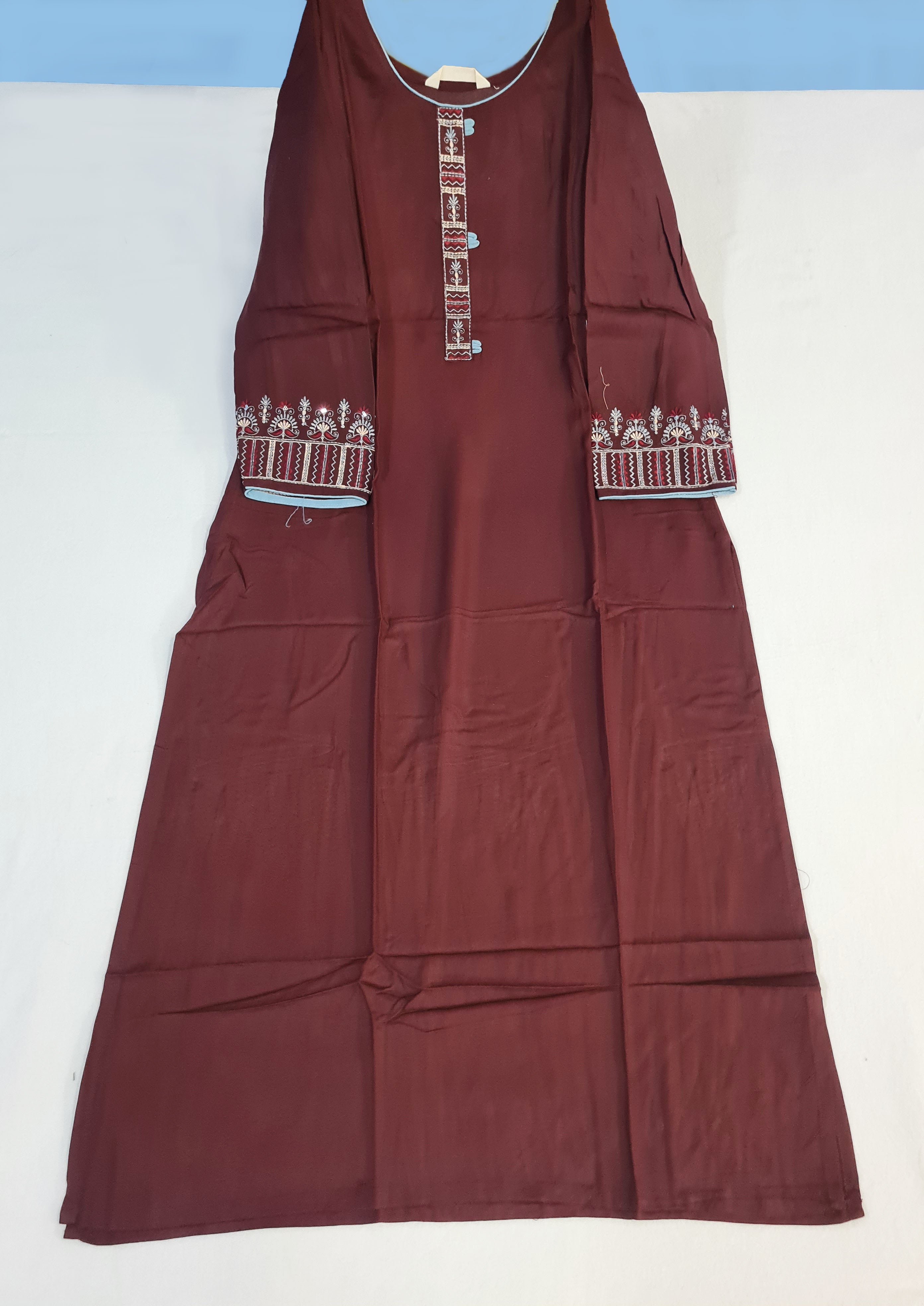 Ladies Flavour Presents Serena Vol-7 Rayon Embroidery Work Kurtis Collection