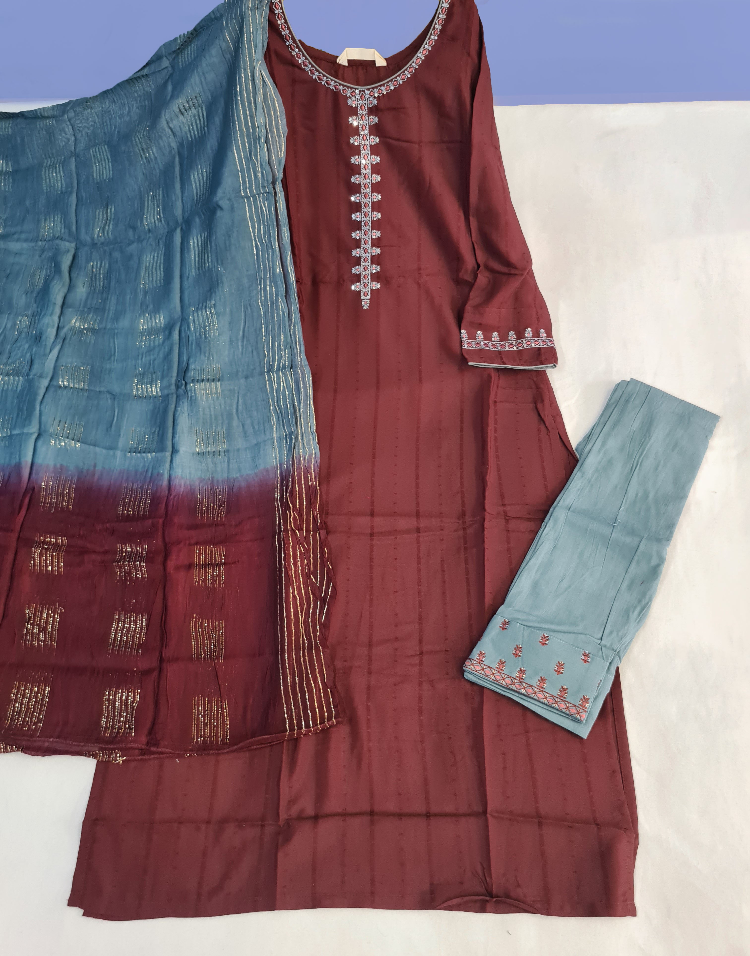 Ladies Flavour Presents Safar Fancy Viscose Designer Kurtis With Pant And Dupatta Collection
