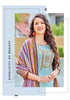 Mittoo Presents Shringar Vol-6 Cotton Slub Lycra Kurtis With Pant And Dupatta Collection.