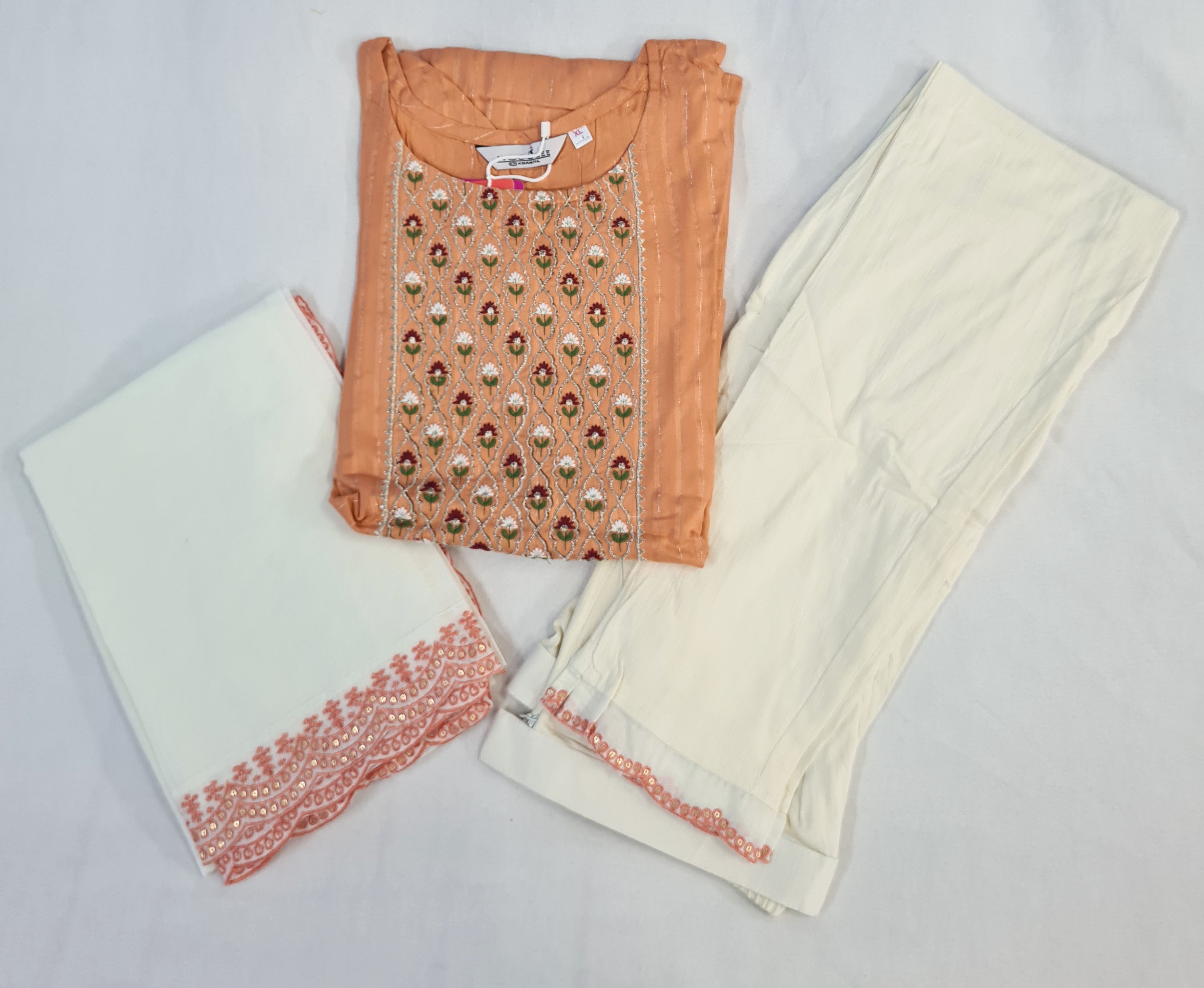 Wooglee Presents Viranga Rayon Top With Bottom And Dupatta Collection