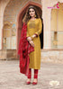 Keeloo Presents Garima Vol-1 Viscose Designer Party Wear Kurtis With Pant And Dupatta Collection.