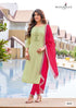 Wooglee Presents Viranga Rayon Top With Bottom And Dupatta Collection