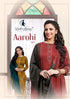 Ladies Flavour Presents Aarohi Chinon Slub Kurtis With Pant And Dupatta Collection