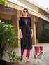 Ladies Flavour Presents Saanvi Rayon Designer Kurtis With Pant