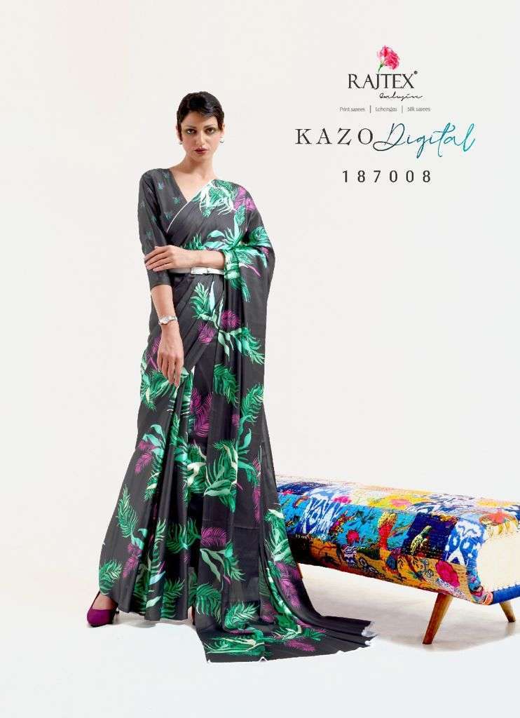 RAJTEX PRESENTS KAZO DIGITAL SERIES JAPAN SATIN CRAPE PRINTED