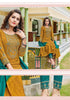 LADIES FLAVOUR PRESENTS COPPER STONE READYMADE TOP WITH BOTTOM AND DUPATTA KURTI